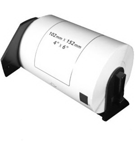 Brother DK1241 Compatible 4" x 6" White Labels