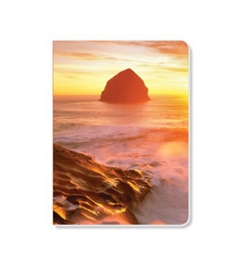 ECOeverywhere Sunset Wave Journal, 160 Pages, 7.625 x 5.625 Inches, Multicolored (jr12125)