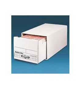Econo/Stor File Drawer, Ltr, 12 1/4wx10 1/4hx23 1/2d, White, 2/Pack
