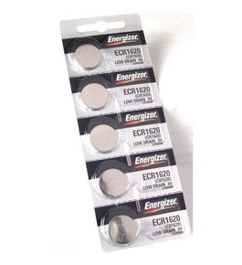 Energizer CR1620 Lithium Battery, Card of 5 *ORMD