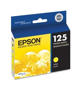 Epson DURABrite Ultra 125 Standard-capacity Inkjet Cartridge (Yellow) (T125420)