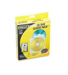 FEL90661 - CD Sleeve Refills for CD/DVD Sleeve Files