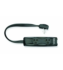 Fellowes 4-Outlet Travel Surge Protector (9904801)