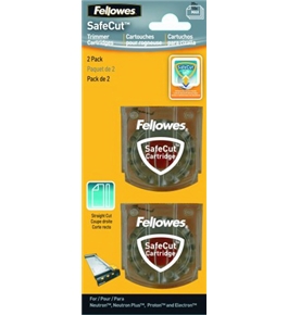 Fellowes 4 SafeCut Rotary Trimmer Blades, Straight, 2 Pack (5411402)