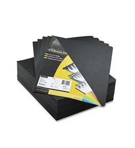 Fellowes Executive Presentation Covers, Black, 8 3/4 Inch X 11 1/4 Inch, 200 Per Pack, Black (52149)
