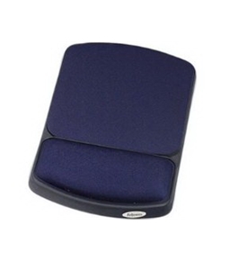 FELLOWES INC WRIST REST PROVIDES EXCEPTIONAL SUPPORT BLUE/BLACK Non-Skid Base
