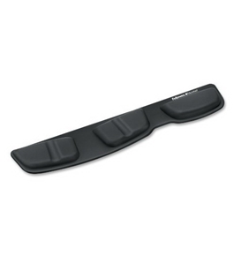 Fellowes Keyboard Palm Support, Leatherette, Black