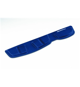 Fellowes Keyboard Palm Support with Microban Protection, Foam, Blue (9183701)