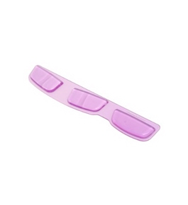 Fellowes Keyboard Palm Support with Microban Protection, Gel, Purple (9183601)