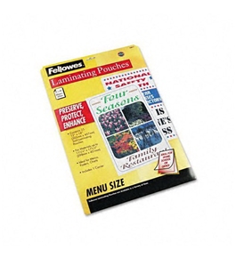 Fellowes Laminating Pouches, 3mm, 12 x18, 25/pack - Sold as 2 Packs