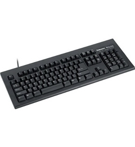 Fellowes Microban Basic 104 Key Keyboard, Black (9892901)