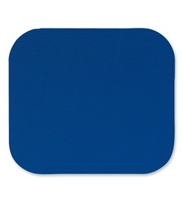 Fellowes Mouse Pad, 8"X9-1/4"X1/8", Blue