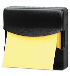 Fellowes Partition Additions Pop-Up Note Dispenser, For 3 x 3 Inches Pads, Graphite (7528201)