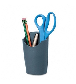 Fellowes Plastic Partition Additions Pencil Cup, 3 1/2w x 5 9/16h, Graphite