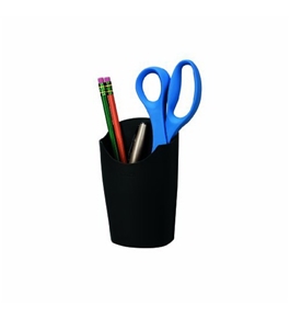 Fellowes Plastic Partition Additions Pencil Cup, 3.5 Inches x 5.56 Inches, Graphite (75272)
