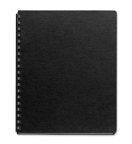 Fellowes Premium Oversized Binding Cover, Heavyweight, 8.75 x 11.25 Inches, Black, 25 Per Pack (5224701)