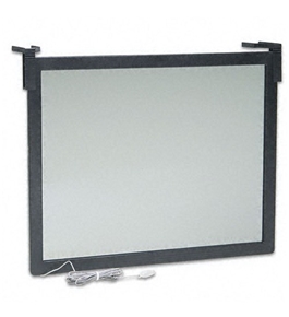 Fellowes : Privacy Glare Filter for 16-17 CRT/LCD, Antirad./Static/Glare, Black -:- Sold as 2 Packs of - 1 - / - Total of 2 Each