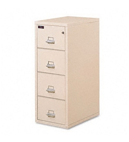 FireKing 421572PA 22-Inch Insulated 4-Drawer Vertical File with 2-Hour Protection, Parchment