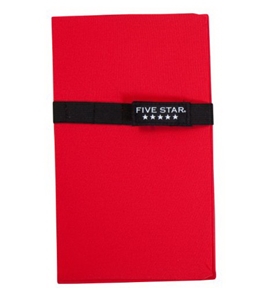 Five Star BookSleeve, Red (72429)