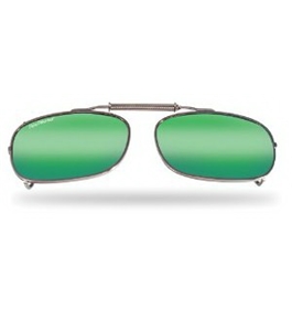 Flying Fisherman SpringLock Clip-On Large Square Shape Polarized Sunglasses
