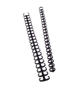 GBC Zip Comb Binding Spines, 1/2 Inch, Black, 25 Spines (15009)