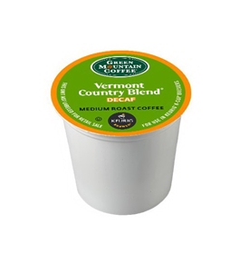 Green Mountain Coffee Vermont Country Blend Decaf, K-Cup for Keurig Brewers