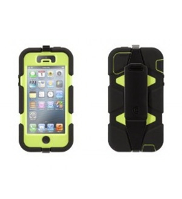 Griffin GB35681 Survivor Case for iPhone 5 - 1 Pack - Retail Packaging - Blac...