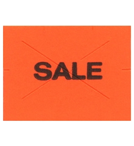 Garvey Preprinted GX2216 Red/Black Sale Labels for a 22-66, 22-77 and 22-88 Labeler