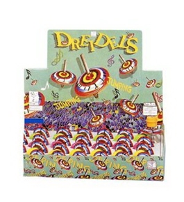 Hanukkah Dreidels for Children's. Multi Colored jumping Classic Dreidels. 24 Piece in eeach Designed Box