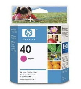 Printer Essentials for HP 40 Magenta - HP DeskJet 1200/1220/1600, DesignJet 430/650 - RM640M Inkjet Cartridge