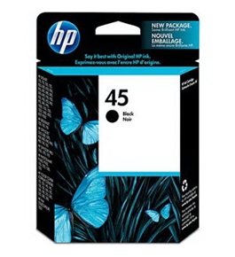 Printer Essentials for HP 45 - HP DeskJet 700/800/930/950/970/1000/1120/1600 Series-Black - RM645A Inkjet Cartridge