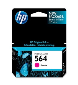 HP 564 Magenta Ink Cartridge in Retail Packaging