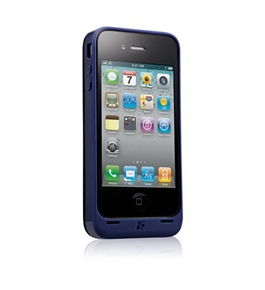 Kensington K39288US PowerGuard Battery Case for iPhone 4 (Blue) (Fits AT&T iPhone)
