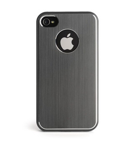Kensington K39389US Aluminum Finish Case for Apple iPhone 4/4S - 1 Pack - Retail Packaging - Grey