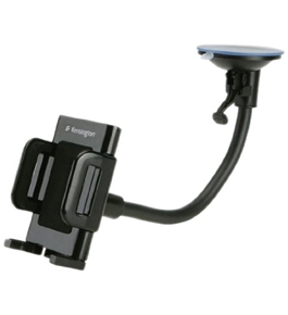 Kensington Universal Black Windshield/Vent Car Mount for Smartphones - iPhone 5/4S/4 and Samsung Galaxy S3