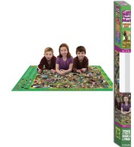 Kids Books Giant Activity Mat Animal Antics with Markers