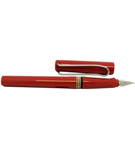 Lamy Safari Fountain Pen, Red Medium Nib (L16M)