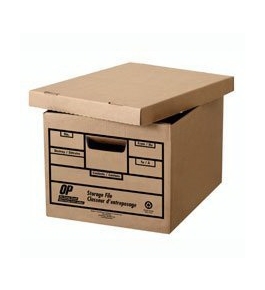 Letter / Legal Storage boxes (6 per pack) 450lb. strength (earth friendly)