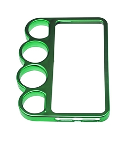 Lord Of The Rings brass knuckles hard bumper side rim cover case for iPhone 5 5G Green
