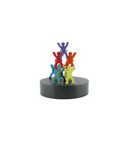 Magnetic Sculpture Human Pyramid - Color [Toy]