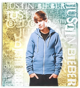 Mead Justin Bieber 1-Inch Binder, Gold Design (72607)