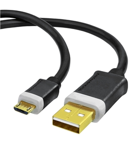 Mediabridge USB 2.0 - Micro-USB to USB Cable (10 Feet) - High-Speed A Male to Micro B with Gold-Plated Connectors