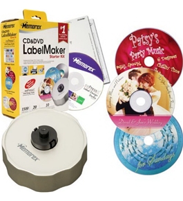 Memorex CD/DVD LabelMaker Labeler Starter Kit