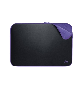 Merkury Innovations 16 Inch Neoprene Laptop Sleeve (Black/Purple)