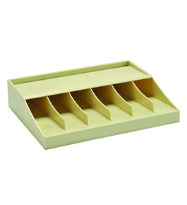 MMF Industries Bill Strap Tray Rack, 10.63 x 2.31 x 8.31 Inches, Putty (210470089)