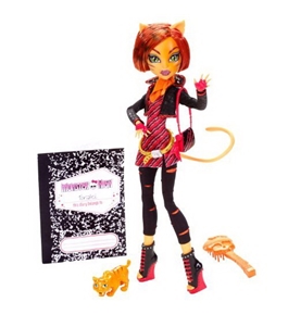 Monster High Toralei Stripe Doll with Pet Sweet Fang
