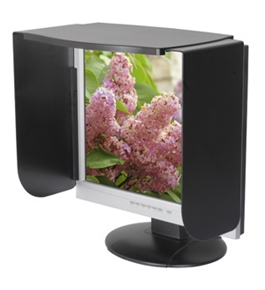 Kantek MV14/17B Monitor Privacy Visor for 14 to 17-Inch LCD and CRT Monitors - Black