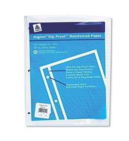 National Brand Filler Paper, Ruled 5/16, Mylar Reinforced, 11 x 8.5 Inches, 100 Sheets (20122)