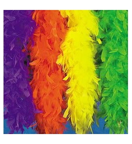 Neon Green Feather Boa (6 Pcs) - Bulk [Toy]