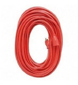 NEW 50' Extension Cord Orange (Cables Computer)